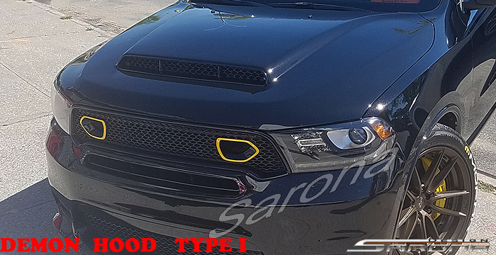 Custom Dodge Durango  SUV/SAV/Crossover Hood (2011 - 2023) - $1090.00 (Part #DG-025-HD)